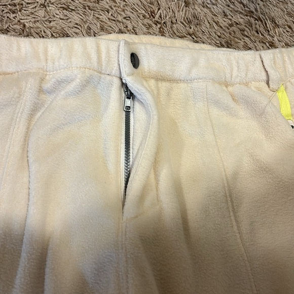 Free People! FP Movement Arena Fleece Joggers Pants In Beige/Neon Yellow NWOT! - Picture 12 of 14